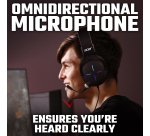 Acer Nitro Gaming Headset II NHW200, 50mm Driver, Omnidirectional Mic, Black