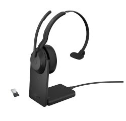 Jabra Evolve2 55 Headset Draadloos Hoofdband Kantoor/callcenter USB Type-C Bluetooth Zwart