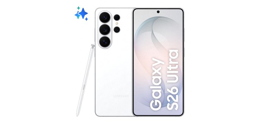 Samsung Galaxy S26 Ultra 17,5 cm (6.9") Double SIM Android 16.0 5G USB Type-C 12 Go 512 Go 5000 mAh Blanc