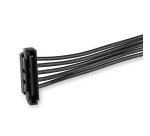StarTech.com Cable de 40cm Adaptador Bifurcador Divisor Splitter de Alimentación SATA - 4x Receptáculos Hembra Serial ATA
