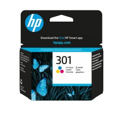 HP 301 cartouche d'encre trois couleurs authentique