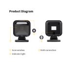 Equip USB 2D Omnidirectional Desktop Barcode Scanner, 1MP
