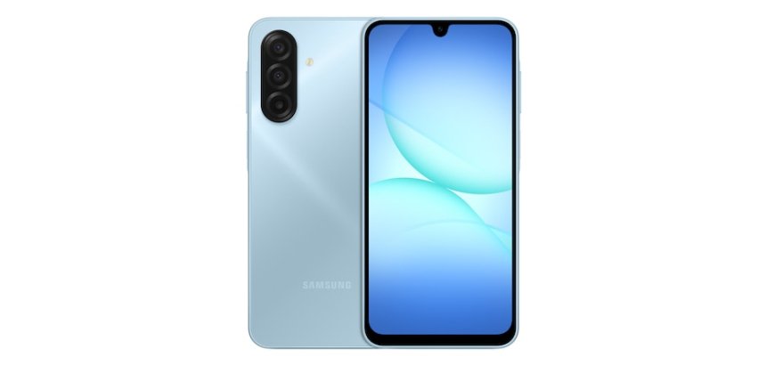 Samsung Galaxy A17 17 cm (6.7") Double SIM hybride 4G USB Type-C 4 Go 128 Go 5000 mAh Bleu clair