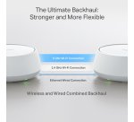 TP-Link DECO BE25(2-PACK) Dual-Band Mesh Wi-Fi System (2.4 GHz / 5 GHz) Wi-Fi 7 (802.11be) White Indoor