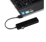 i-tec Advance U3GL3SLIM pannello drive bay Nero