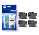 Brother LC421VAL - Pack de 4 cartouches d'encre originales