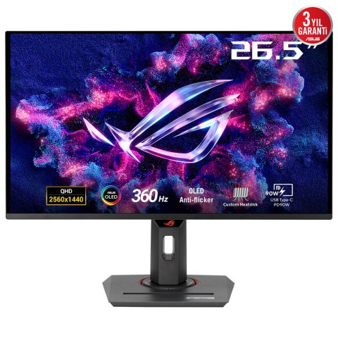 ASUS ROG Strix OLED XG27ACDNG pantalla para PC 67,3 cm (26.5") 2560 x 1440 Pixeles Quad HD QD-OLED Negro