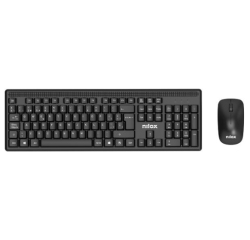 Nilox NXKMWE011 teclado Ratón incluido Oficina RF inalámbrico Español Negro