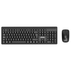 Nilox NXKMWE011 teclado Ratón incluido Oficina RF inalámbrico Español Negro