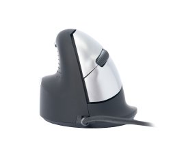 R-Go Tools Souris Ergonomique R-Go HE Break avec logiciel de pause, gaucher, grand (longueur de la main > 185 mm), filaire, noir