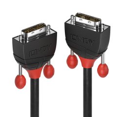 Lindy Câble DVI-D Single Link, Black Line, 5m