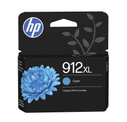 HP 912XL Cartouche d'encre cyan authentique, grande capacité