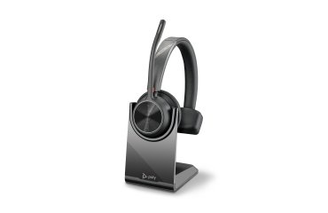 HP Poly Auriculares Poly Voyager 4310 UC monaural + adaptador BT700 USB-A + base de carga