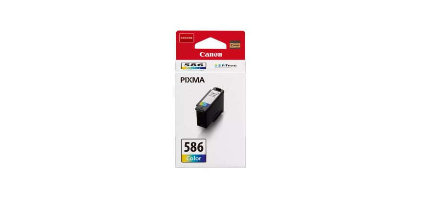 Canon CL-586 Cartouche 3 couleurs Cyan Magenta Jaune - Pour imprimante jet d'encre