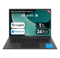 LG 14Z90RU-G.AP55B ordenador portatil Intel® Core™ i5 i5-1334U Portátil 35,6 cm (14") WUXGA 16 GB LPDDR4x-SDRAM 512 GB SSD Wi-Fi 6E (802.11ax) Windows 11 Pro Inglés Negro