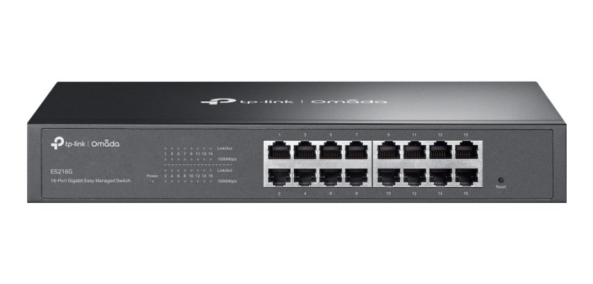 TP-Link Omada ES216G switch di rete Gestito L2 Gigabit Ethernet (10/100/1000) Nero