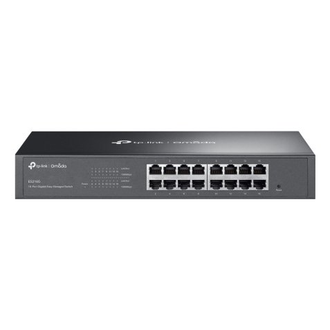 TP-Link Omada ES216G commutateur réseau Géré L2 Gigabit Ethernet (10/100/1000) Noir