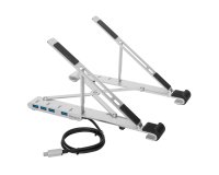 Targus AWU100205GL Support de livres Supports de Laptop Argent 39,6 cm (15.6")