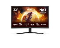 AOC G4 CQ32G4VE écran plat de PC 80 cm (31.5") 2560 x 1440 pixels Quad HD LCD Noir, Gris