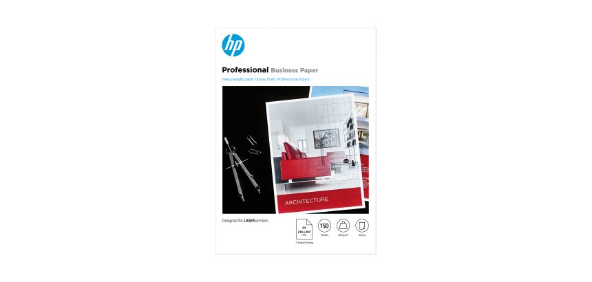 HP Papier laser glacé FSC Professionnel - 200 g/m² (150 feuilles/A4/210 x 297 mm)