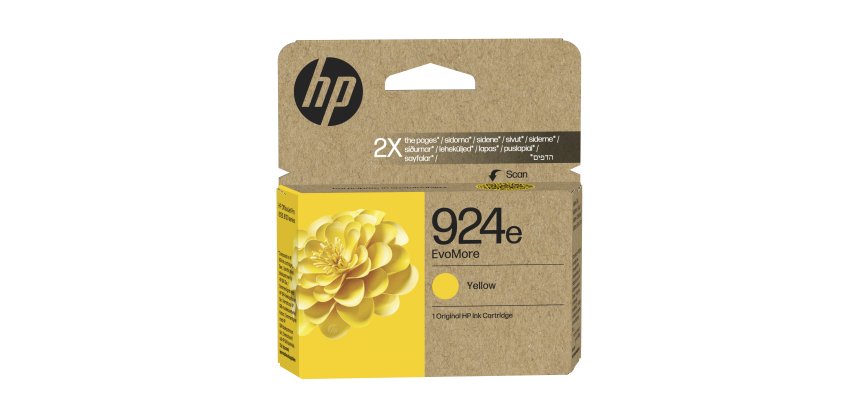 HP 924e EvoMore Yellow Original Ink Cartridge