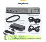 StarTech.com USB-C Docking Station Triple 4K Displays (2x 4K 60Hz, 1x 4K 30Hz), 100W Power Delivery, 6x USB 10Gbps, Gigabit Ethernet, DisplayPort + HDMI, Driverless Windows Laptop Dock