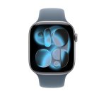 Apple MFGY4ZM/A accessoire intelligent à porter sur soi Bande Bleu Fluoroélastomère