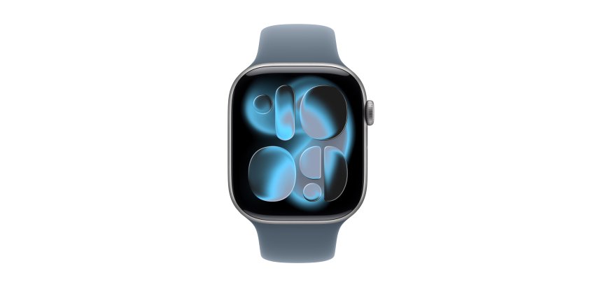 Apple MFGY4ZM/A accessoire intelligent à porter sur soi Bande Bleu Fluoroélastomère