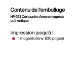 HP 953 Cartouche d’encre magenta authentique