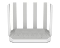 Keenetic Hero 5G (KN-4110) Modem-routeur 5G Wi-Fi 6 maillé AX3000 avec 2 ports pour carte SIM, un commutateur intelligent 1×2.5G et 4×1G, ports USB 3.0 et 2.0 multifonctions