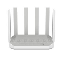 Keenetic Hero 5G (KN-4110) Modem-routeur 5G Wi-Fi 6 maillé AX3000 avec 2 ports pour carte SIM, un commutateur intelligent 1×2.5G et 4×1G, ports USB 3.0 et 2.0 multifonctions