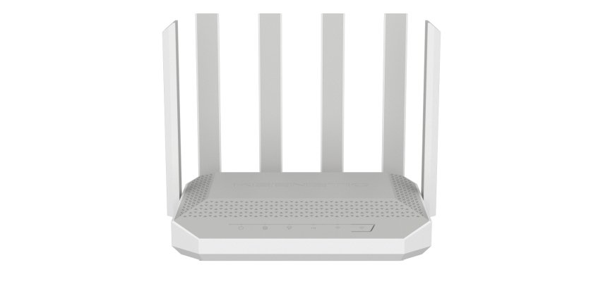 Keenetic Hero 5G (KN-4110) Modem-routeur 5G Wi-Fi 6 maillé AX3000 avec 2 ports pour carte SIM, un commutateur intelligent 1×2.5G et 4×1G, ports USB 3.0 et 2.0 multifonctions