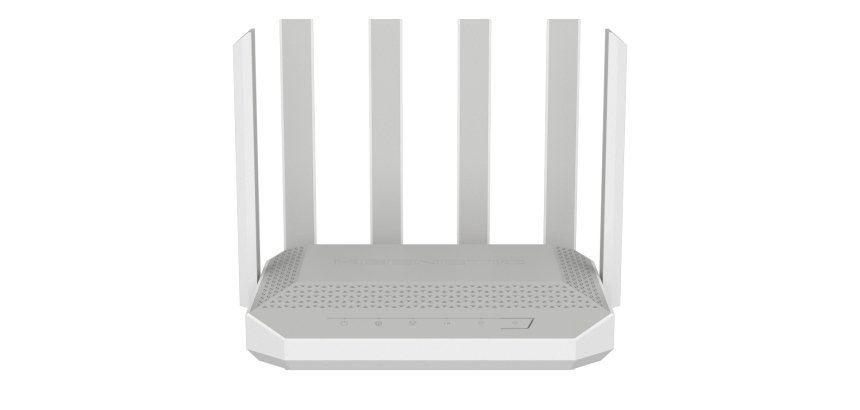 Keenetic Hero 5G (KN-4110) Modem-routeur 5G Wi-Fi 6 maillé AX3000 avec 2 ports pour carte SIM, un commutateur intelligent 1×2.5G et 4×1G, ports USB 3.0 et 2.0 multifonctions