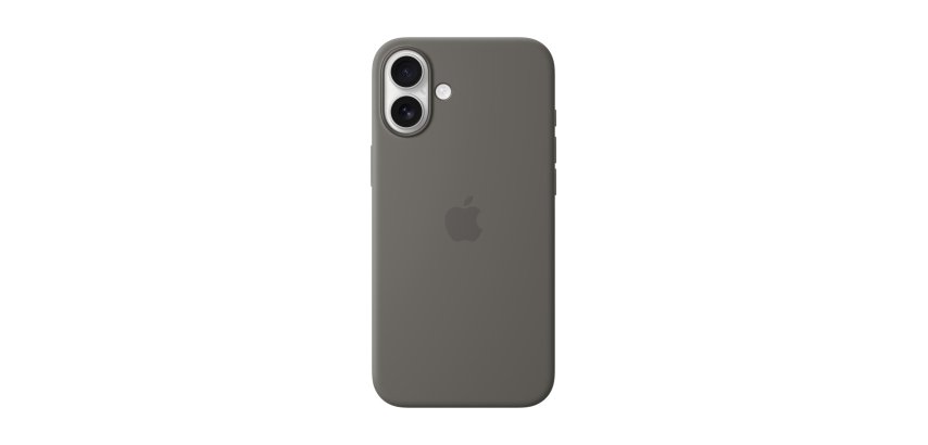 Apple Funda de silicona con MagSafe para el iPhone 16 Plus - Gris piedra