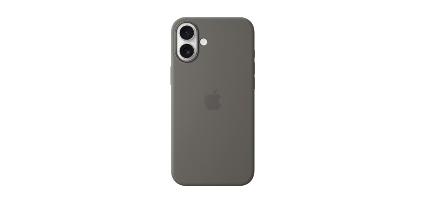 Apple iPhone 16 Plus Silicone Case with MagSafe - Stone Gray