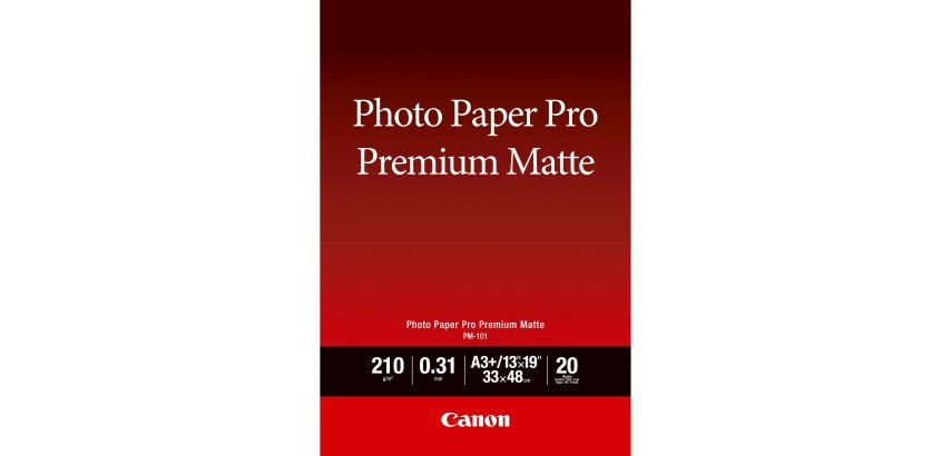 Canon Pro Premium PM-101 - Fotopapier - glatt matt - 20 Blatt - Super A3/B - 210 g/m²
