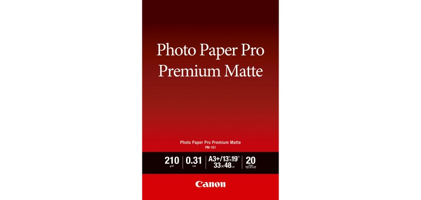 Canon Pro Premium PM-101 - photo paper - smooth matte - 20 sheet(s) - Super A3/B - 210 g/m²