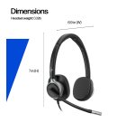 HP Poly Mission 625 Stereo USB Wired Headset