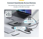 StarTech.com 4-Port USB-C Hub, 5Gbps, Bus Powered, USB C to 4x USB-A Hub with USB-C Auxiliary Power Input, 1ft/30cm Host Cable, Portable Desktop/Laptop USB Hub