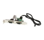 StarTech.com Adaptador Bracket de Placa Base Interna USB a 2 Puertos Serie - DB9 RS232