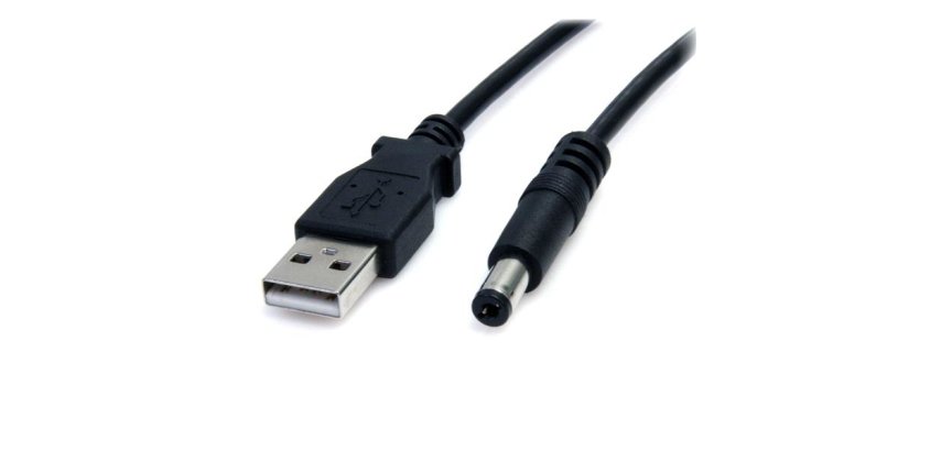 StarTech.com Cavo di alimentazione 5V USB a barilotto tipo M 90 cm