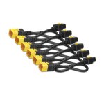 APC NetShelter - Kit cordon d'alimentation - Verrouillable - 6 câbles - 0,61m