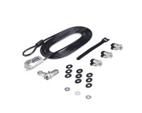 StarTech.com Juego de Candado para Ordenador de Sobremesa o Portátil y Periféricos - Cable de 3m de Acero - Candado Antirrobo - K-Slot - para 3 Dispositivos - Candado de Combinación