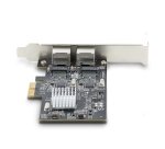 StarTech.com Carte Réseau PCIe à 2 Ports 2,5 Gbps NBASE-T, Intel I225-V - Carte Réseau pour PC - Carte Réseau Ethernet Multi-Gigabit - Carte LAN Serveur PCI Express 2.1 - Interface Ethernet de Bureau