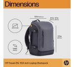 HP Travel 25 Liter 15.6 Iron Grey Laptop Backpack