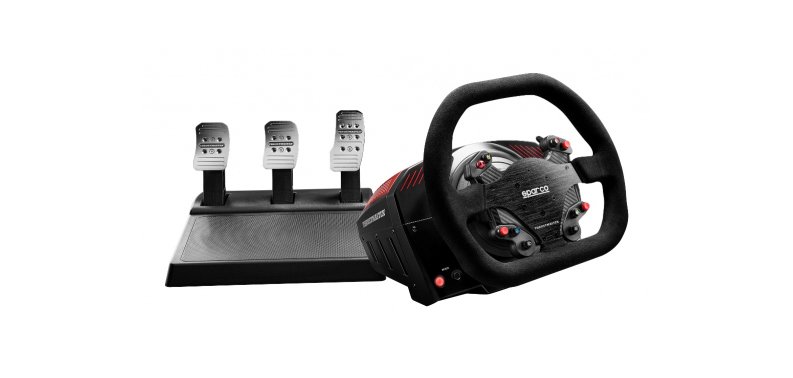 Thrustmaster TS-XW Racer Sparco P310 Nero Sterzo + Pedali Digitale PC, Xbox One