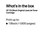 HP 17A Black Original LaserJet Toner Cartridge