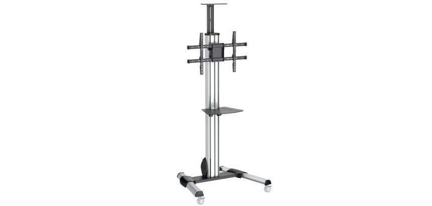 StarTech.com TV Cart - Height Adjustable - Lockable Wheels