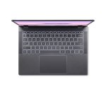 Acer Chromebook Plus 514 CBE594-2-TCO-32JQ Intel Core 3 100U 35,6 cm (14") WUXGA 16 Go LPDDR5x-SDRAM 128 Go eMMC Wi-Fi 7 (802.11be) ChromeOS Gris Français