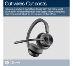 HP Poly Voyager 4320-M Microsoft Teams Certified Headset +BT700 dongle +Charging Stand